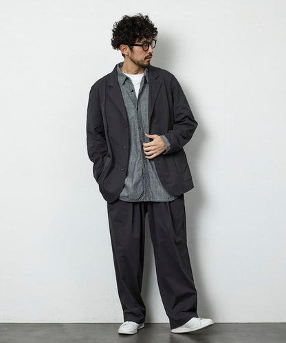 AIRDRY HIGH TECH YARN  高機能素材 テーラードジャケット セットアップ   リラックスフィット