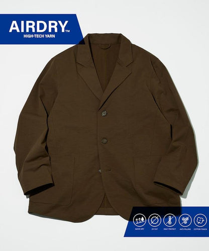 AIRDRY HIGH TECH YARN  高機能素材 テーラードジャケット セットアップ   リラックスフィット