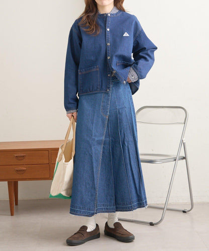 【GEVACO】牛仔百褶裙