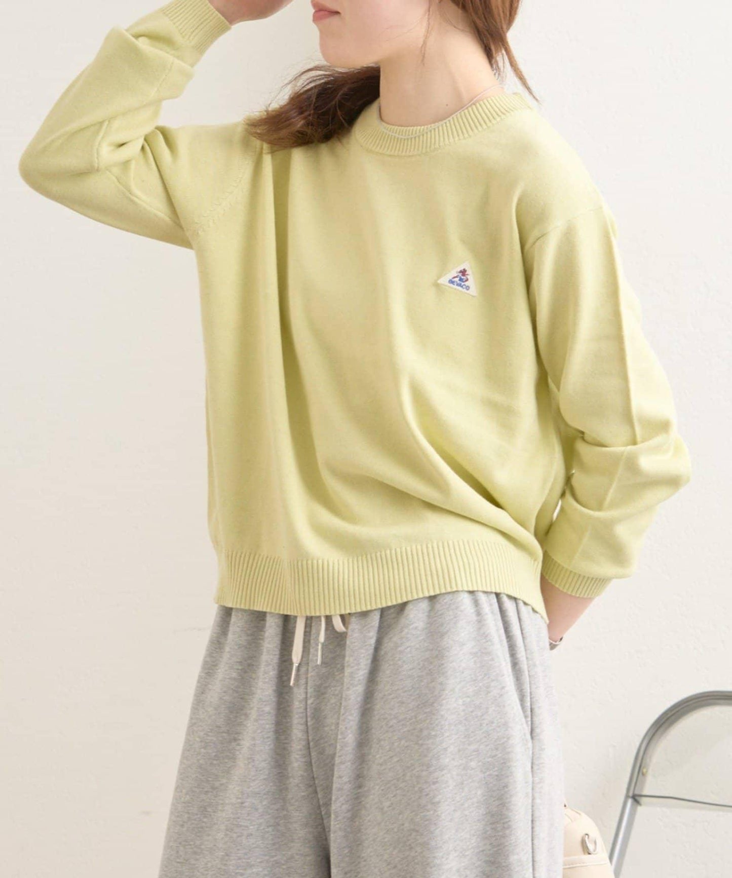 【GEVACO】棉質圓領針織衫