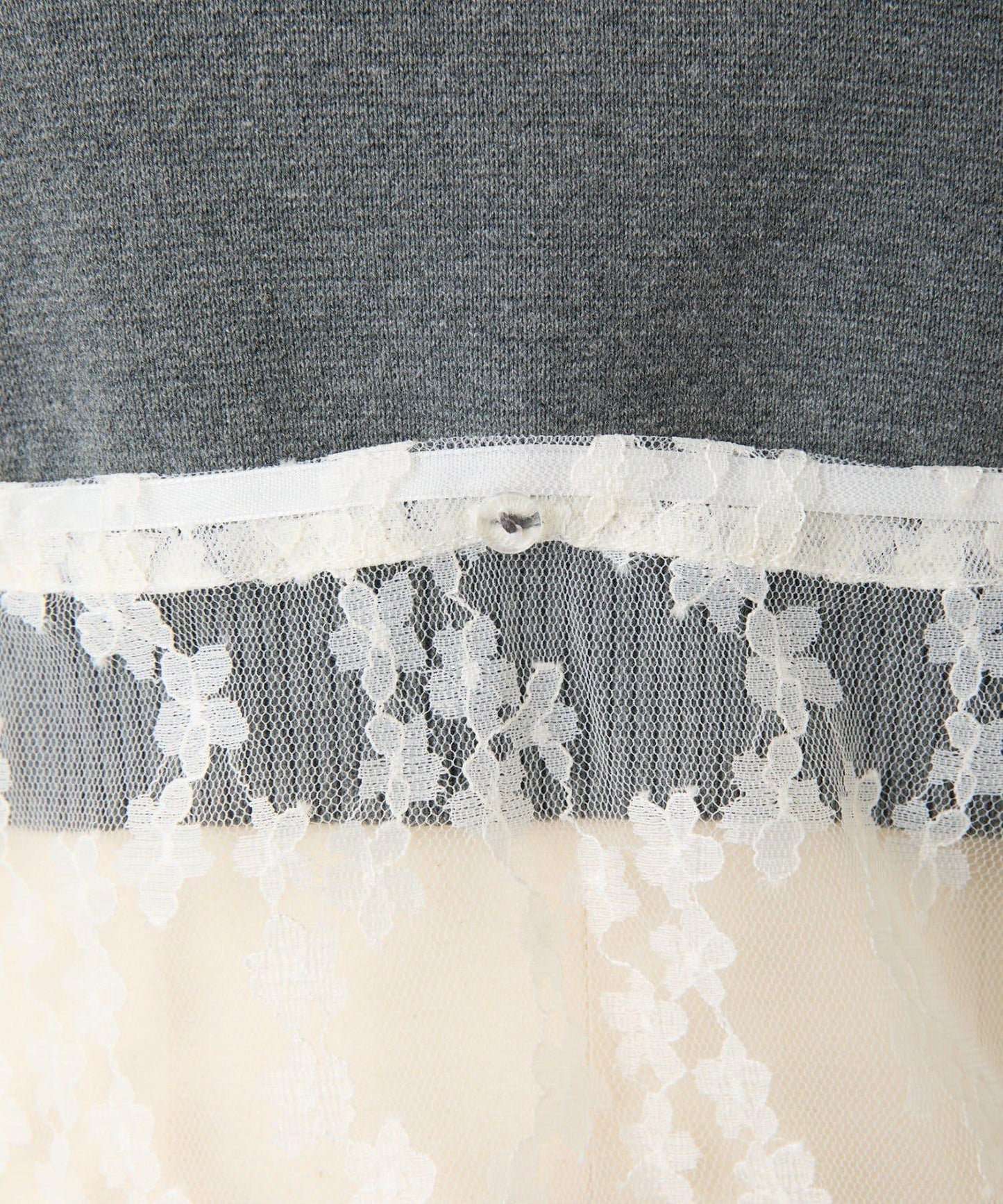 FRIPIER 蕾絲拼接針織上衣