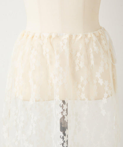 FRIPIER 蕾絲拼接針織上衣