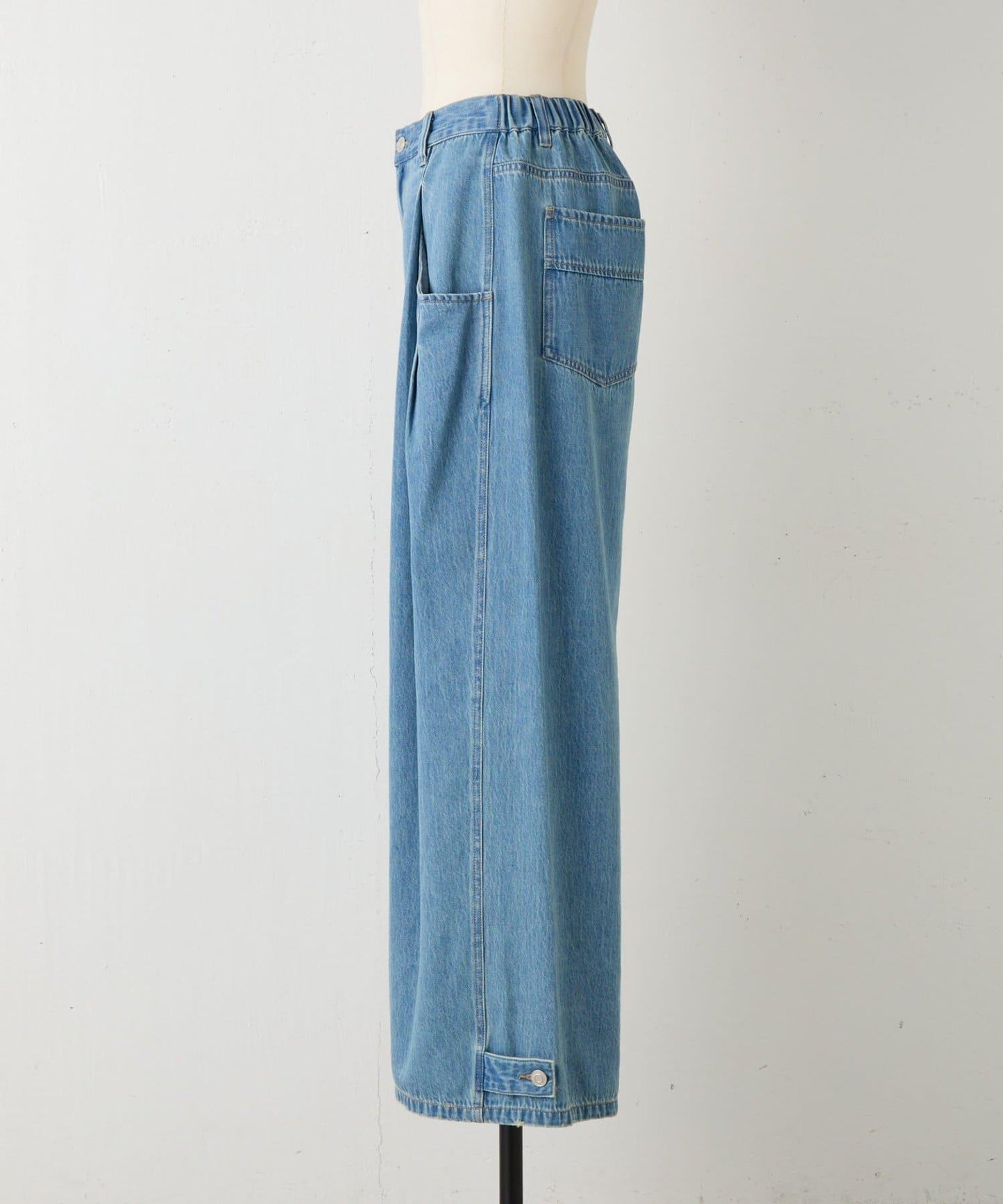 《FRIPIER》 抽褶口袋設計 牛仔褲