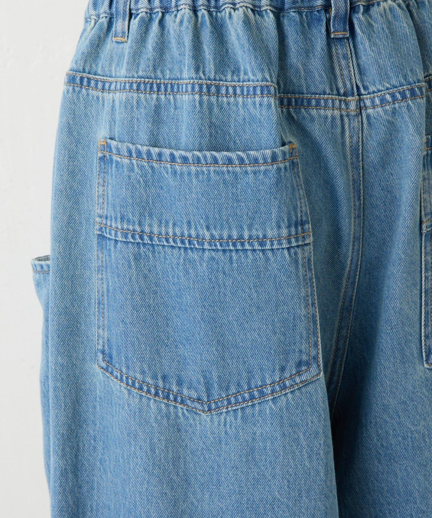 《FRIPIER》 抽褶口袋設計 牛仔褲