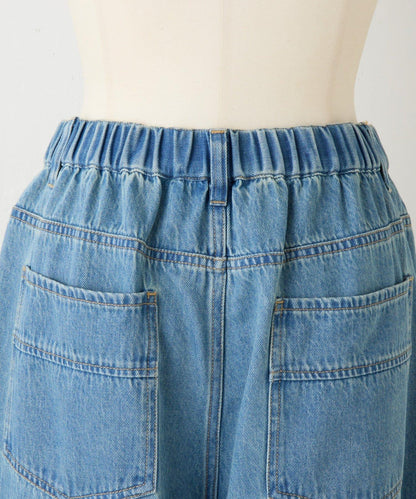 《FRIPIER》 抽褶口袋設計 牛仔褲