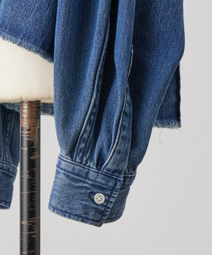 《FRIPIER》 毛邊牛仔襯衫