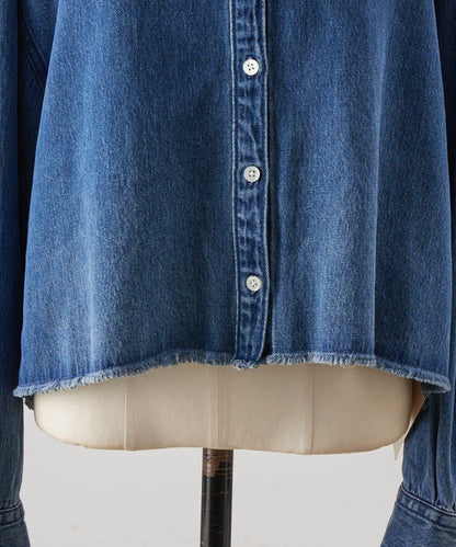 《FRIPIER》 毛邊牛仔襯衫