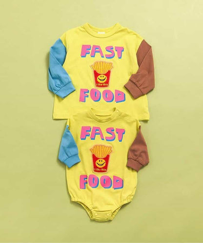 獨特毛巾繡貼 連體衣