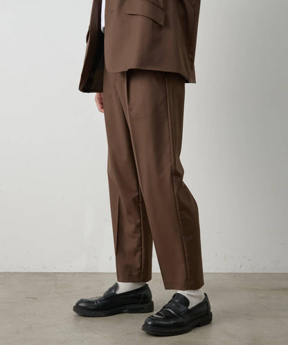 套裝可搭配 舒適斜紋 錐形 西褲