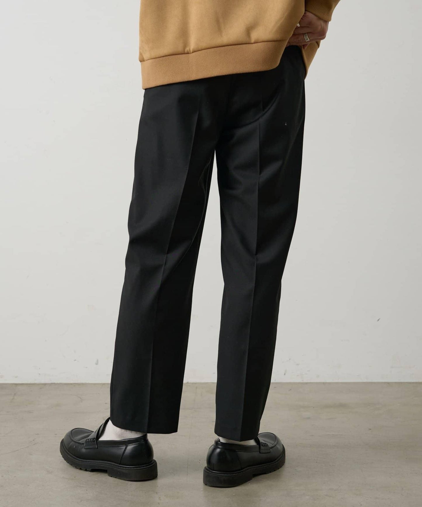 套裝可搭配 舒適斜紋 錐形 西褲