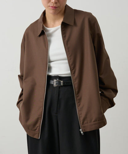 可成套搭配 舒適斜紋 拉鍊襯衫