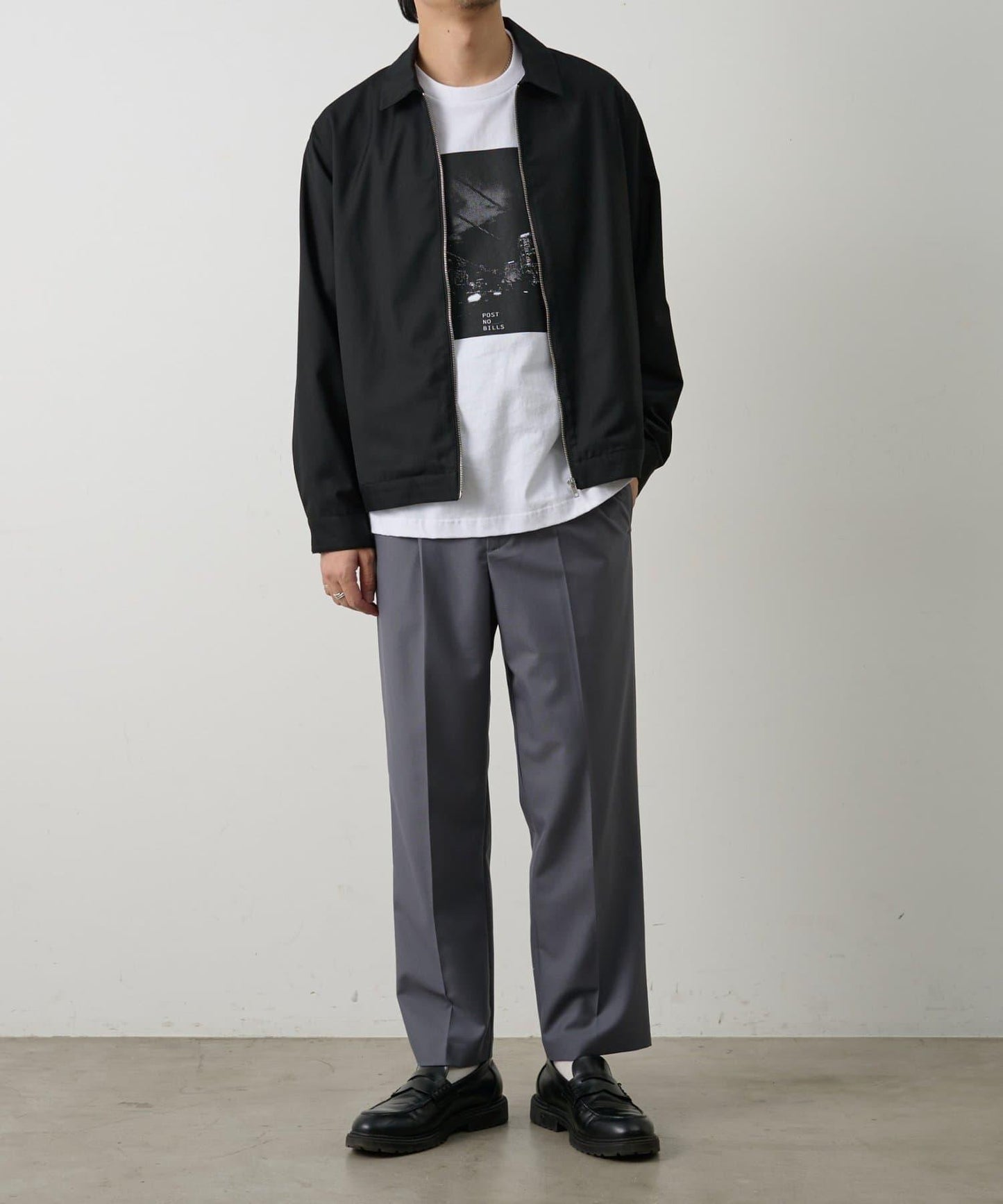 套裝可搭配 舒適斜紋 錐形 西褲