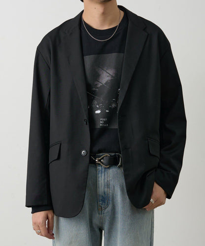 套裝可搭配 舒適斜紋 西裝版型 西裝外套