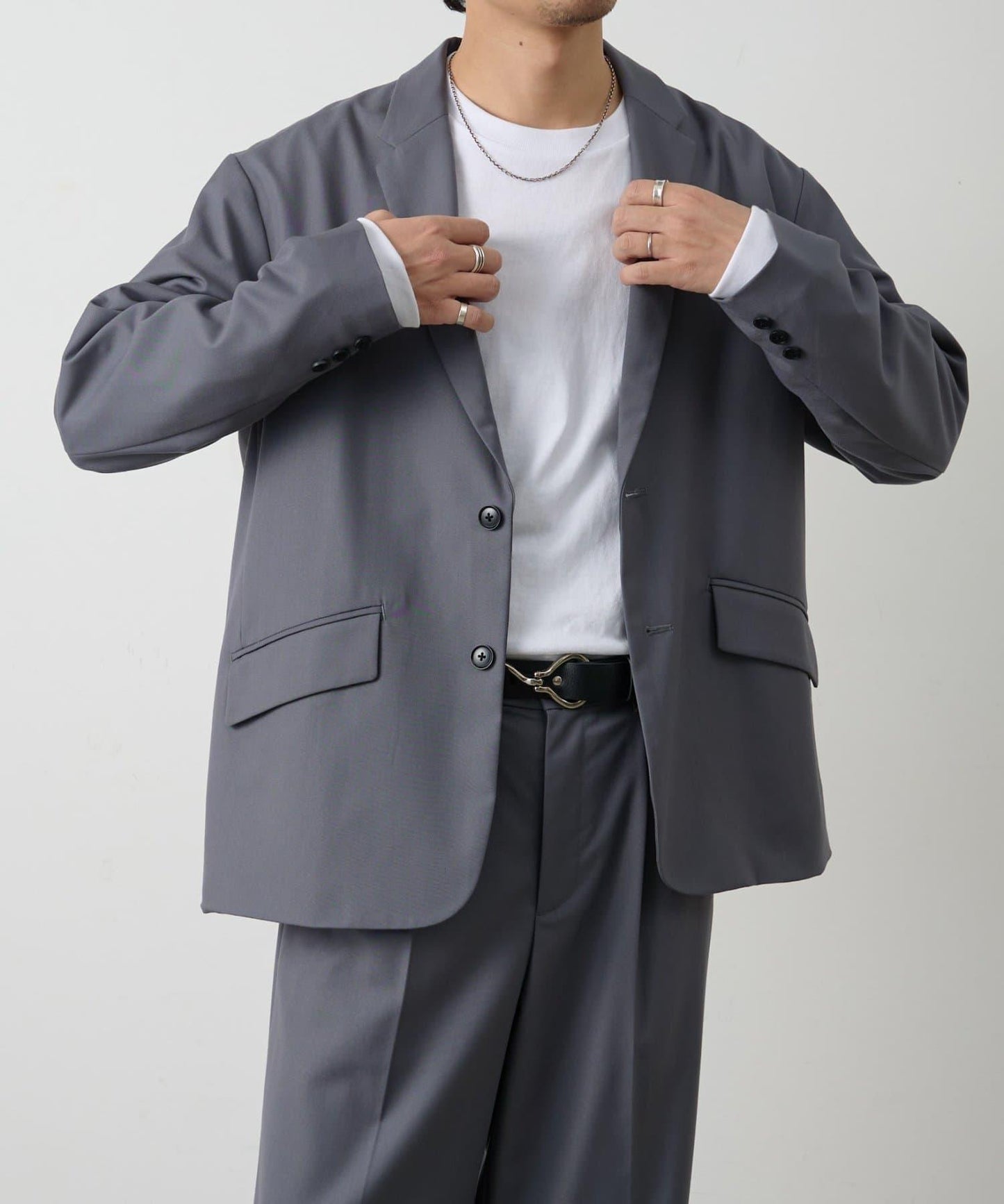 套裝可搭配 舒適斜紋 西裝版型 西裝外套