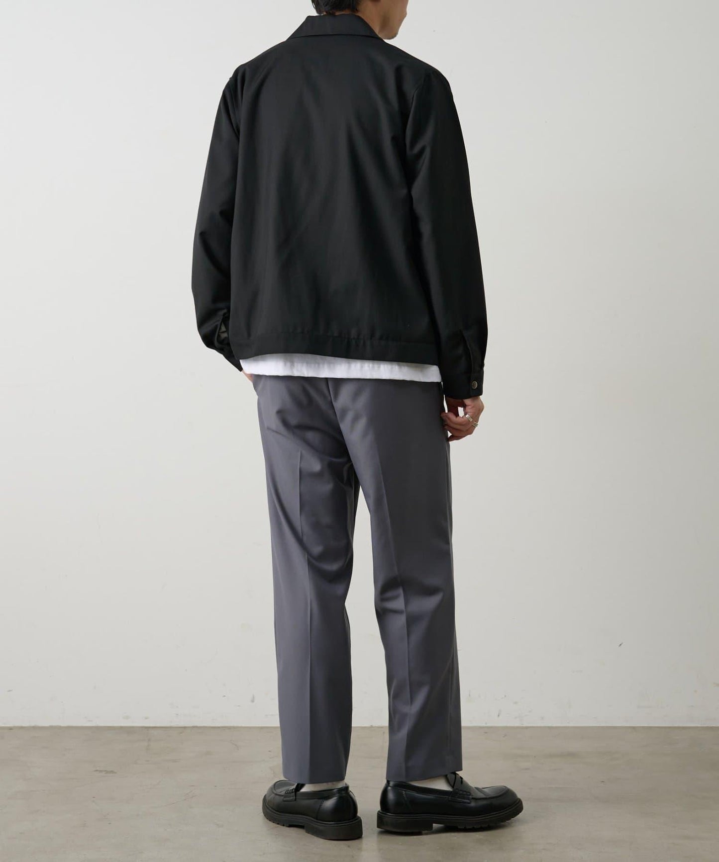 套裝可搭配 舒適斜紋 錐形 西褲