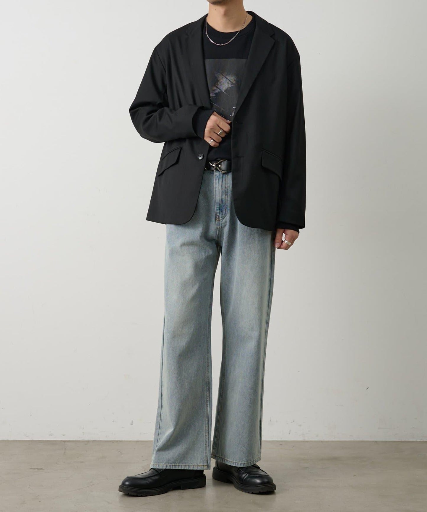 套裝可搭配 舒適斜紋 西裝版型 西裝外套