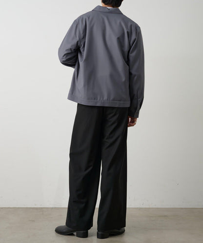 可成套搭配 舒適斜紋 拉鍊襯衫