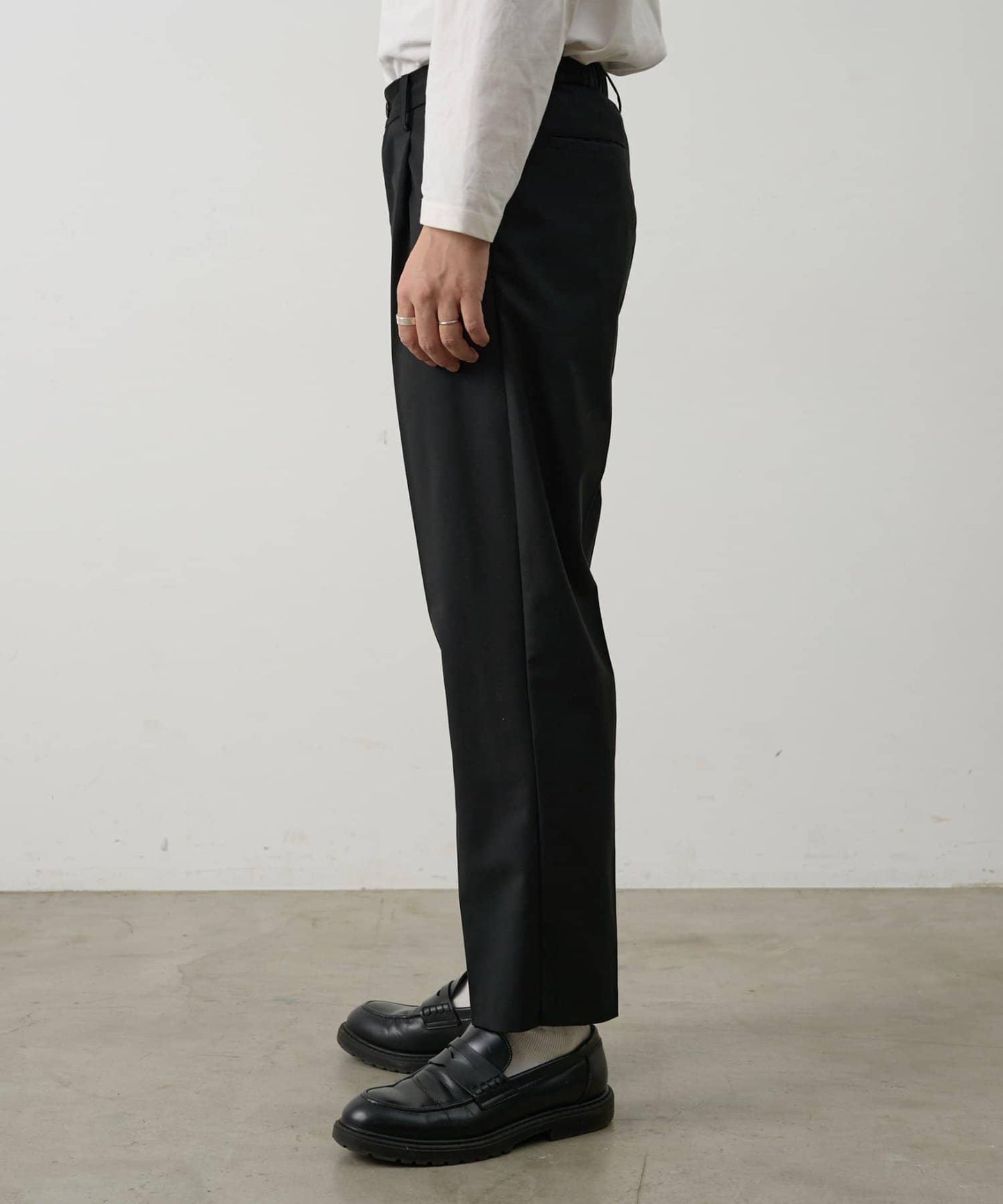 套裝可搭配 舒適斜紋 錐形 西褲