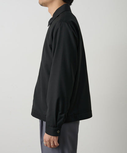 可成套搭配 舒適斜紋 拉鍊襯衫