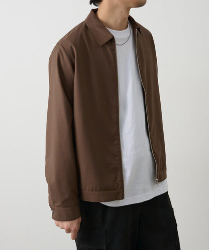 可成套搭配 舒適斜紋 拉鍊襯衫