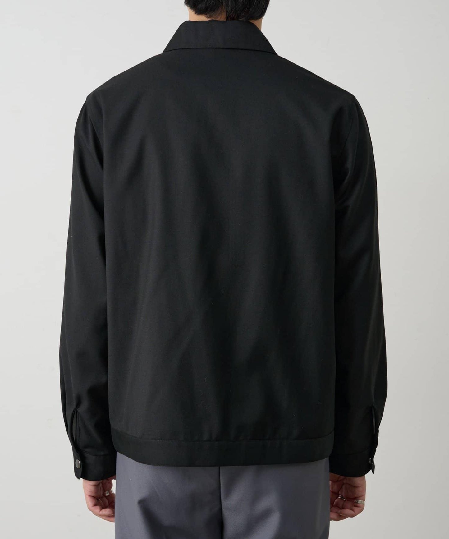 可成套搭配 舒適斜紋 拉鍊襯衫