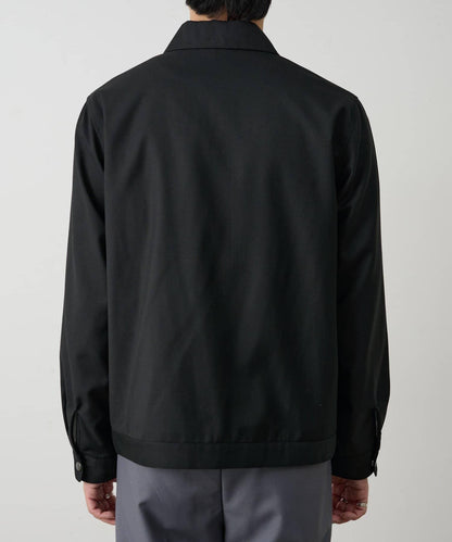 可成套搭配 舒適斜紋 拉鍊襯衫