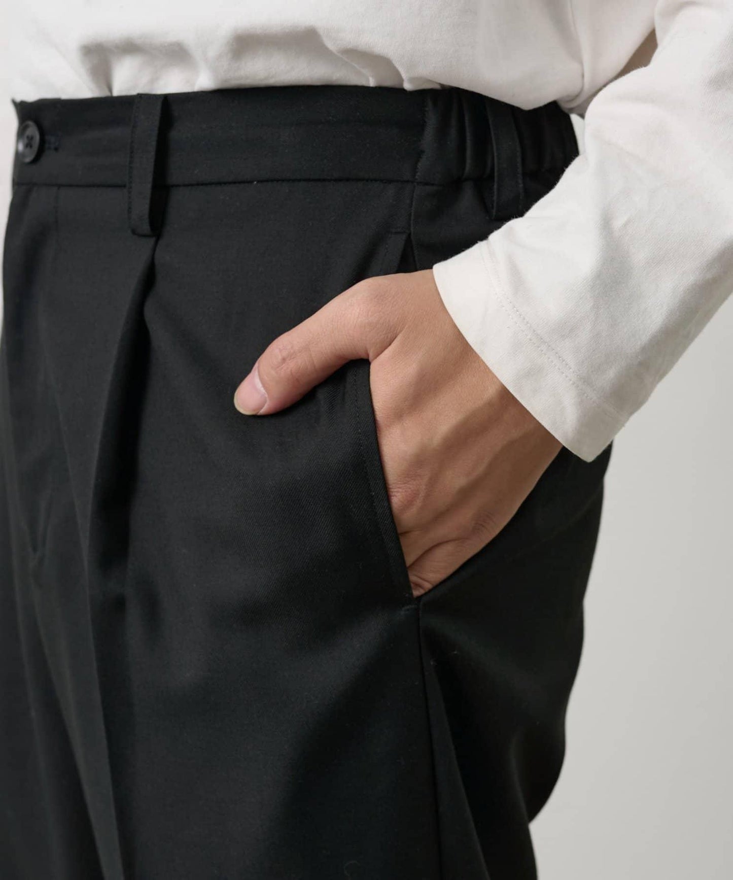 套裝可搭配 舒適斜紋 錐形 西褲