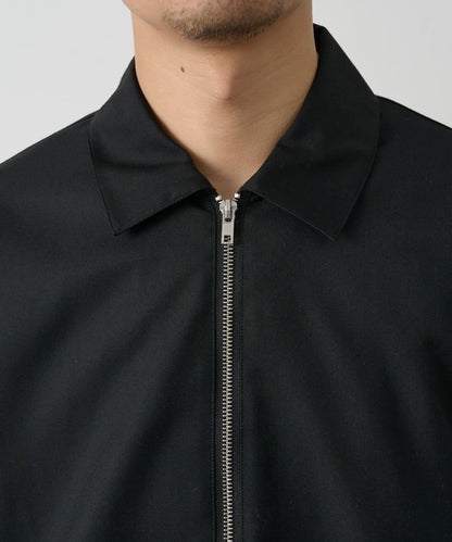 可成套搭配 舒適斜紋 拉鍊襯衫