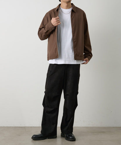 可成套搭配 舒適斜紋 拉鍊襯衫