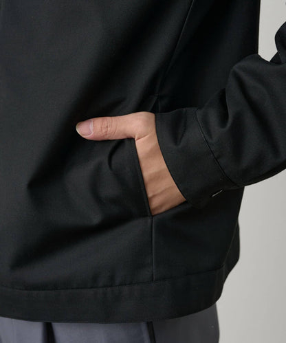 可成套搭配 舒適斜紋 拉鍊襯衫