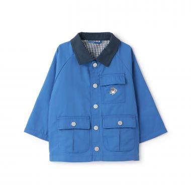 オオカミ刺しゅうハンティングジャケット