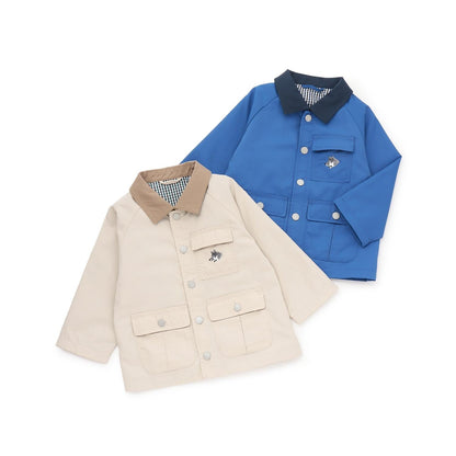 オオカミ刺しゅうハンティングジャケット