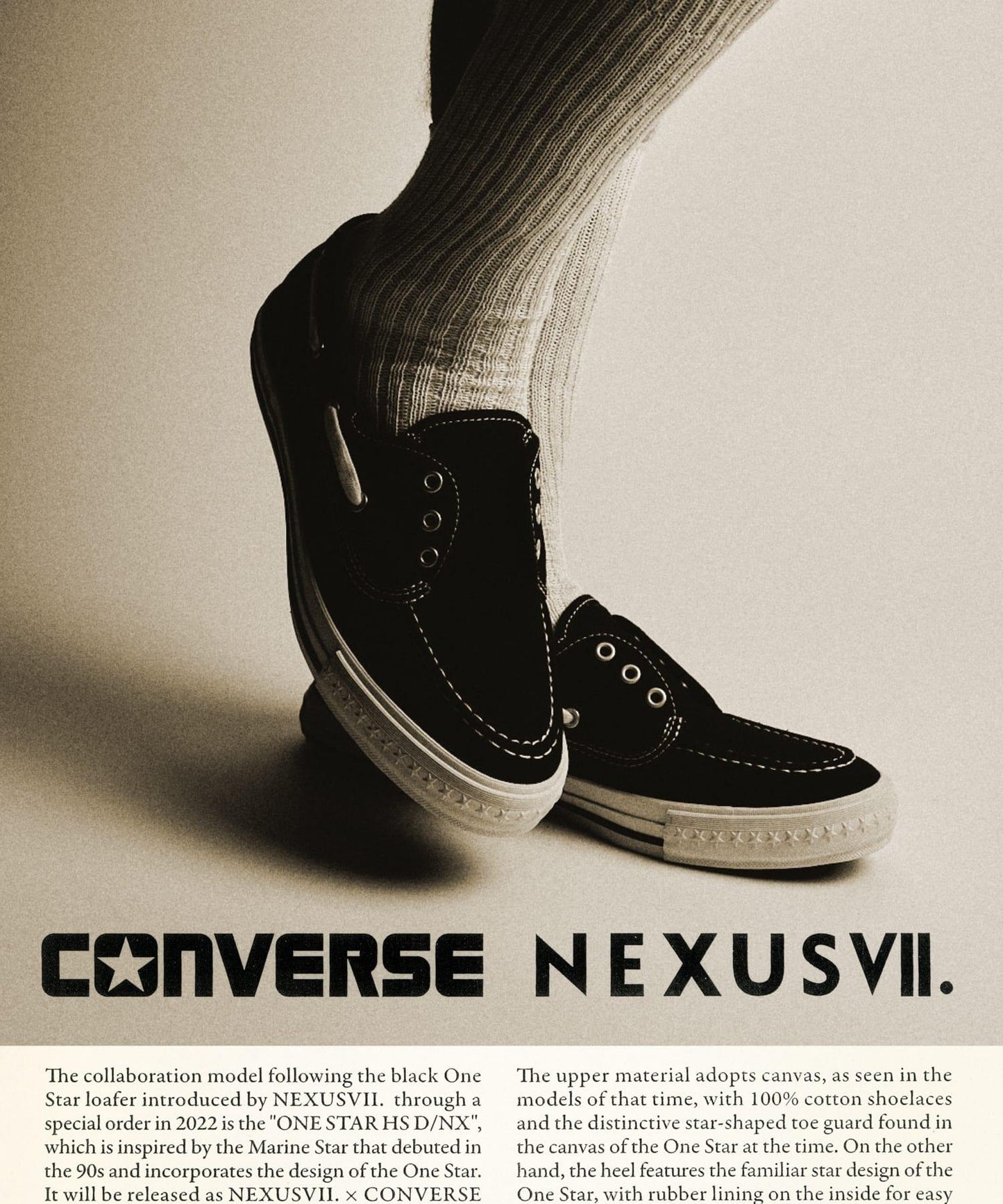 NEXUSVII.×CONVERSE ONE STAR HS D / NX