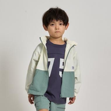 【スクール対応】【撥水・防汚・耐久・UV】収納袋付マウンテンパーカー(反射シート付き)