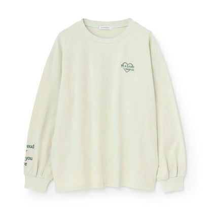 【綿100%】バックロゴカラー長袖T