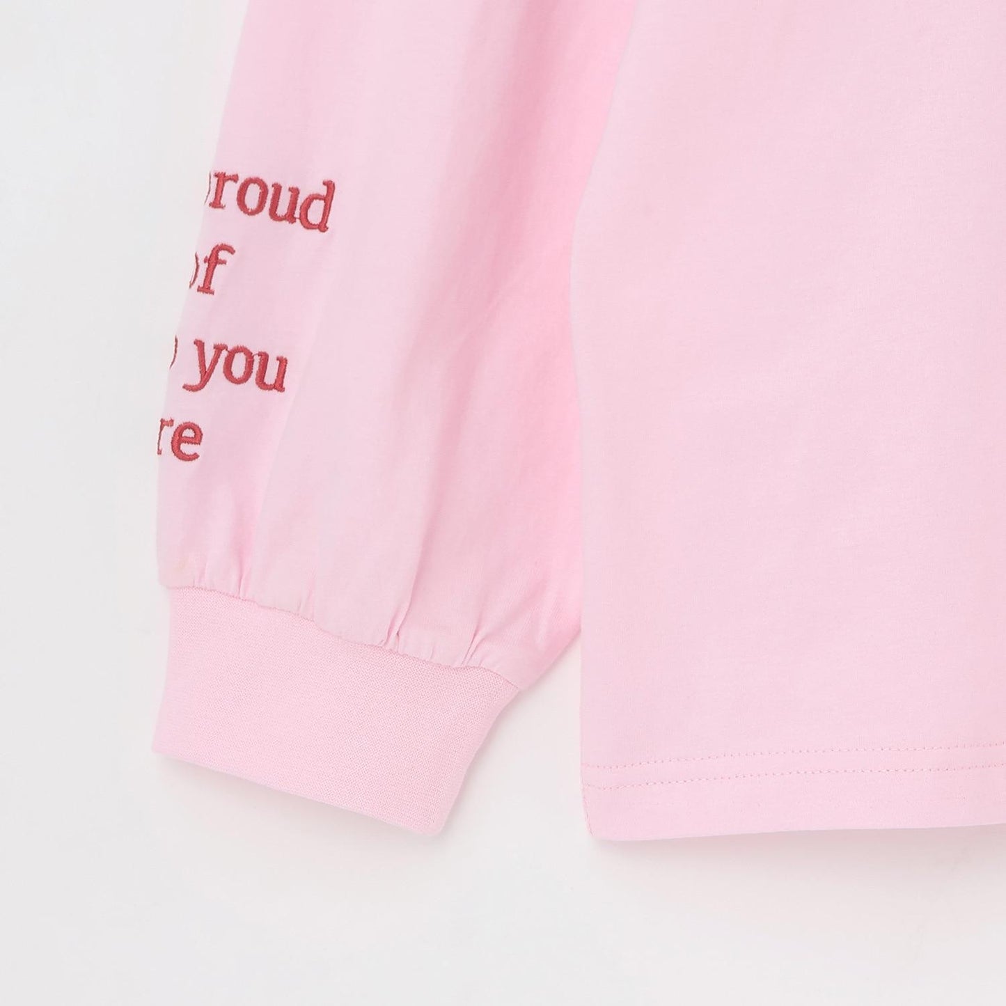 【綿100%】バックロゴカラー長袖T