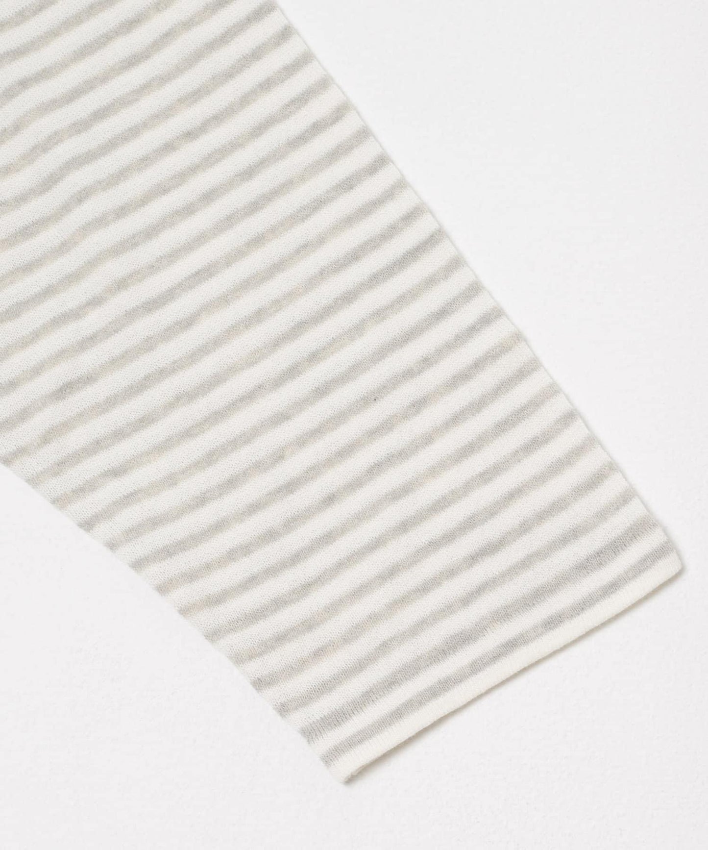 透紗條紋寬鬆針織上衣