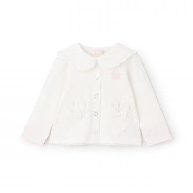 兔耳水手領 長袖 針織開衫