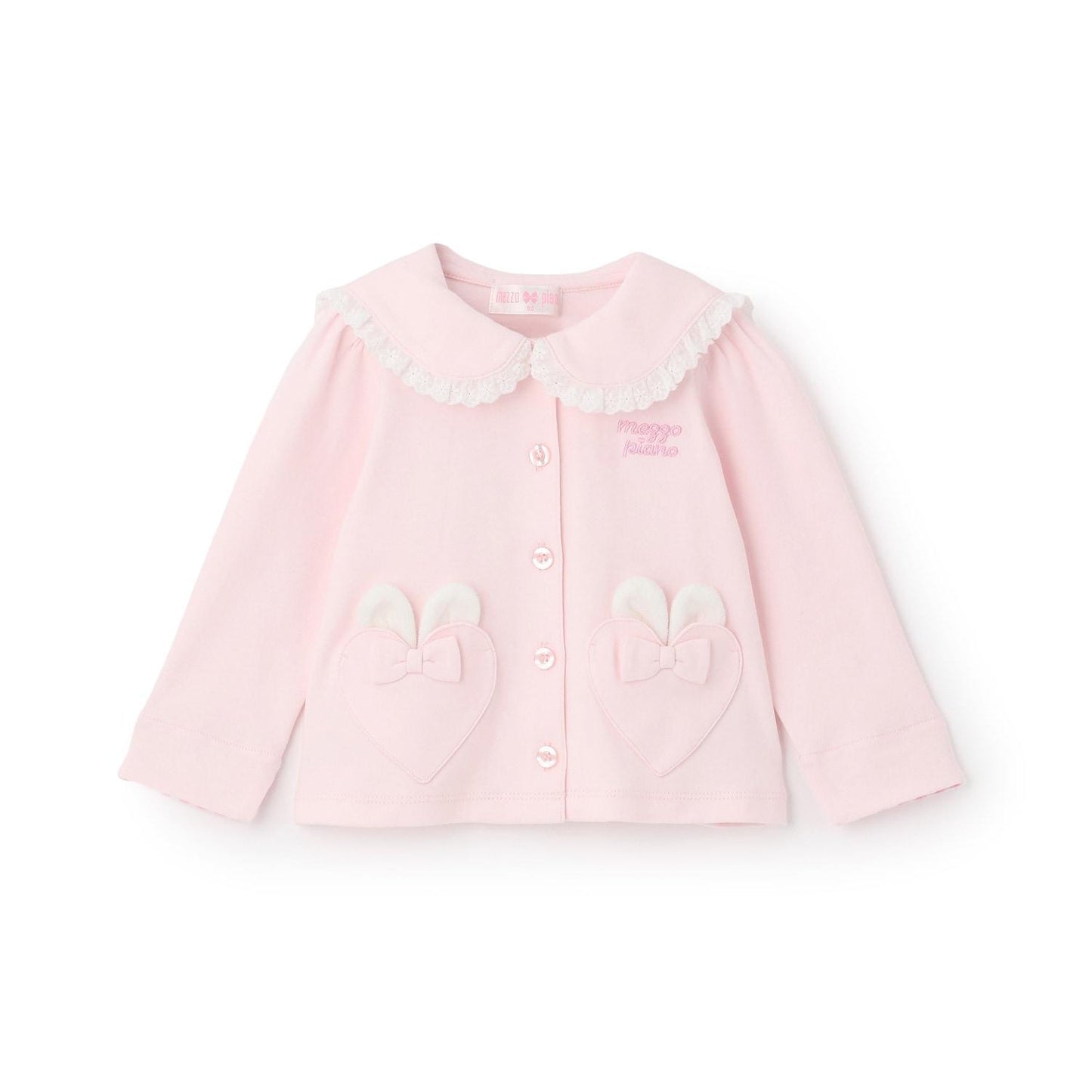 兔耳水手領 長袖 針織開衫