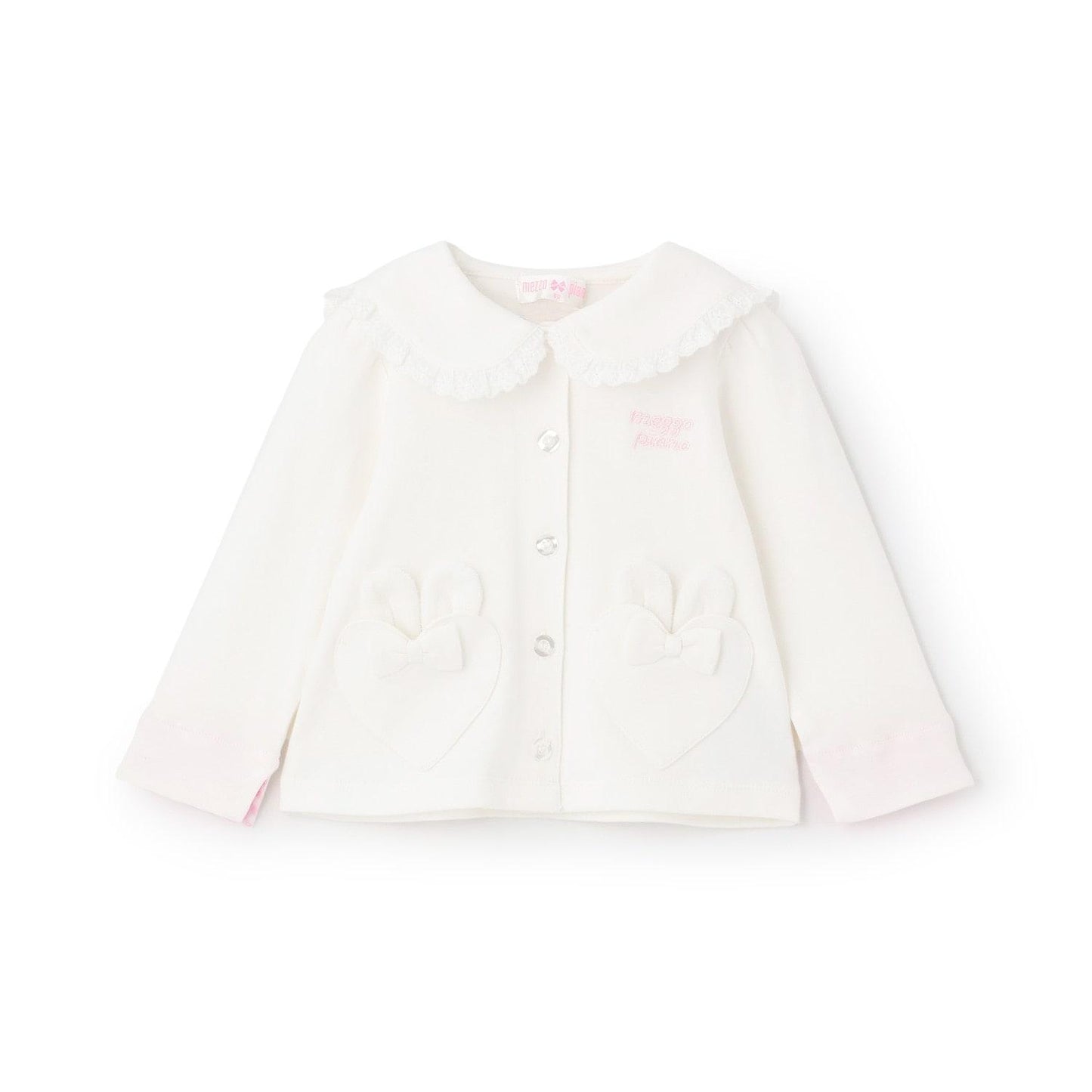 兔耳水手領 長袖 針織開衫