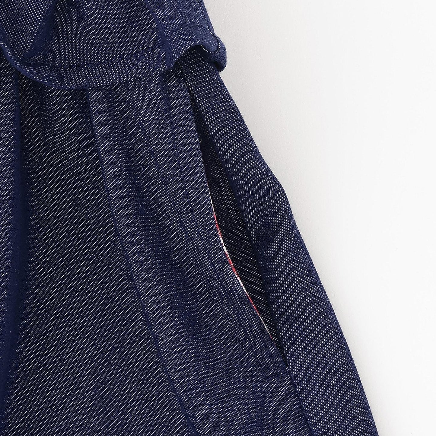 野草莓刺繡 揹帶裙