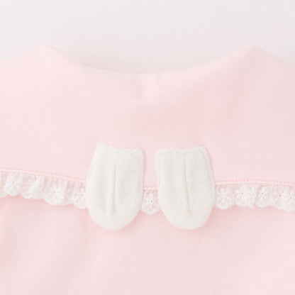 兔耳水手領 長袖 針織開衫