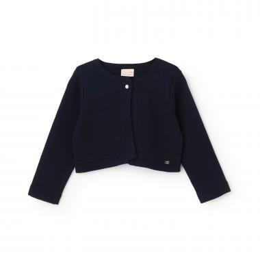 針織短款小披肩開衫