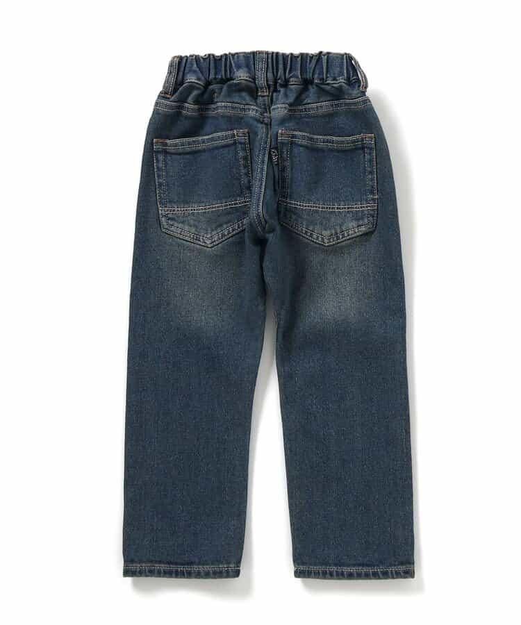 基礎款 全長 直筒 牛仔面料 牛仔褲