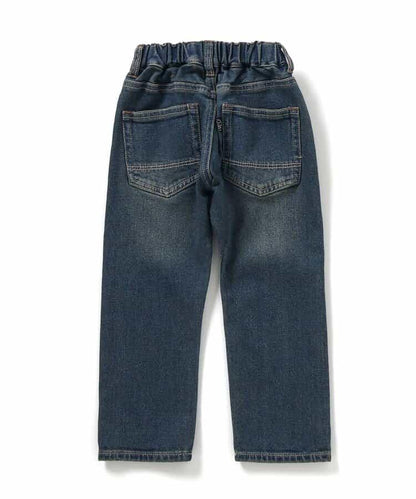 基礎款 全長 直筒 牛仔面料 牛仔褲