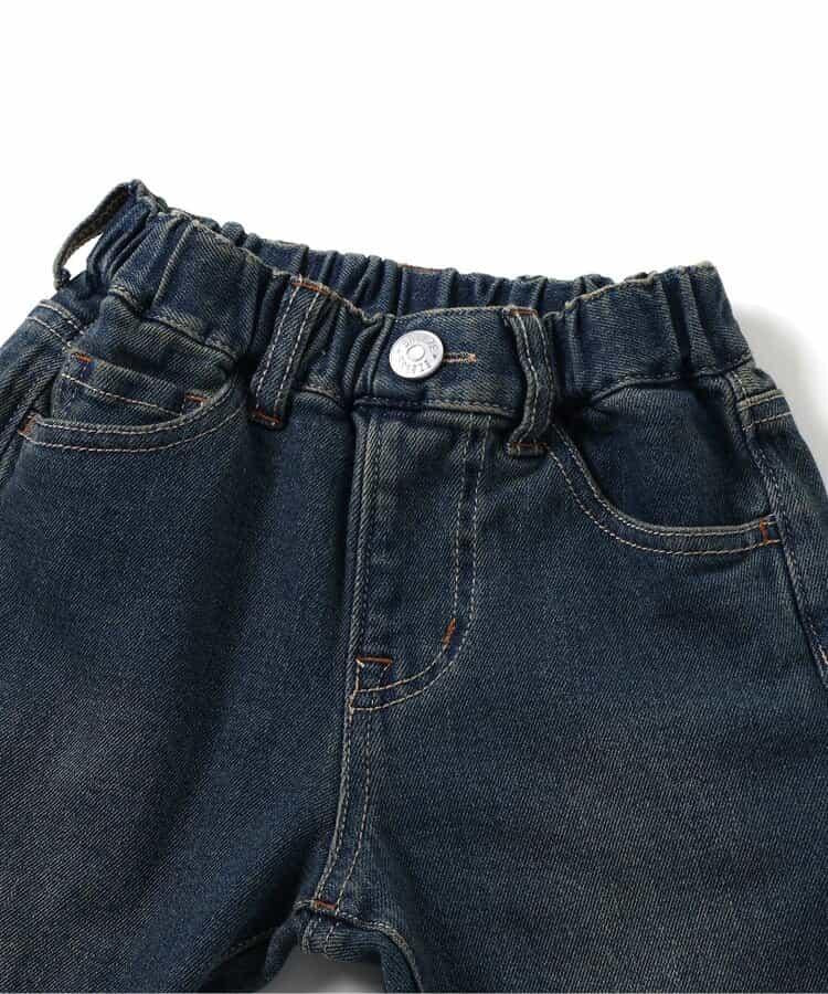 基礎款 全長 直筒 牛仔面料 牛仔褲