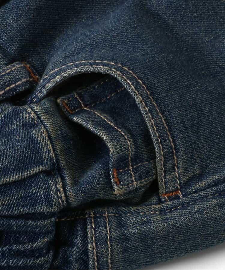 基礎款 全長 直筒 牛仔面料 牛仔褲