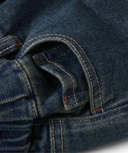 基礎款 全長 直筒 牛仔面料 牛仔褲