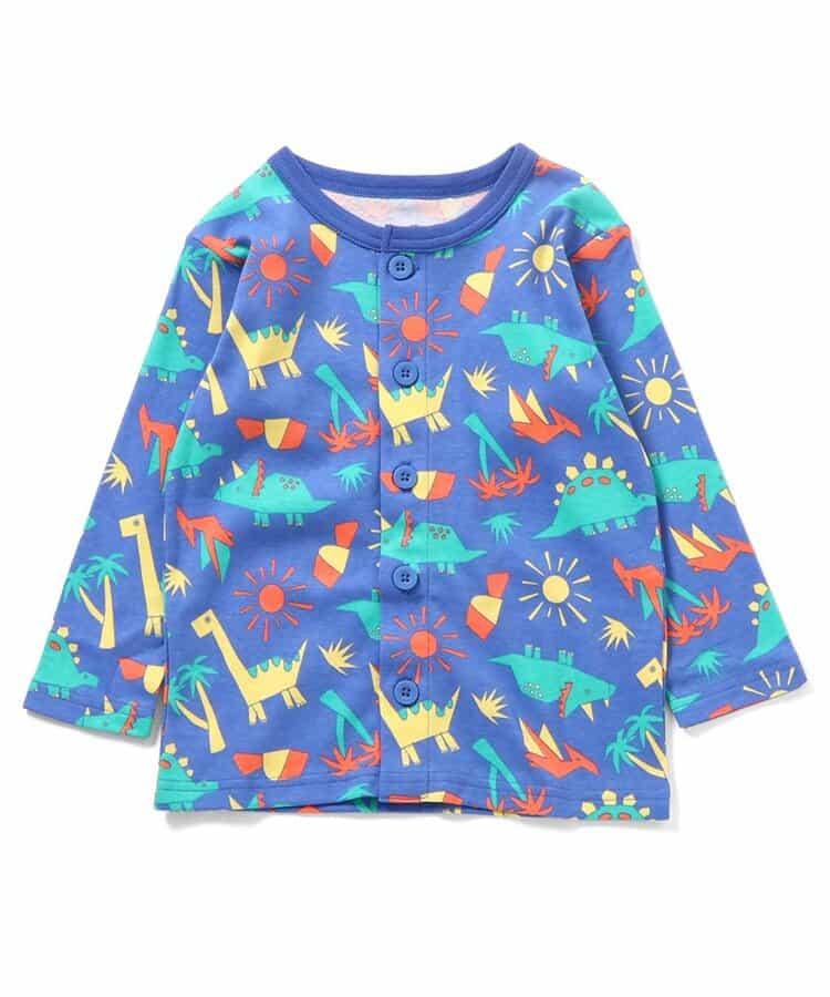 恐龍圖案 前開門 BOYS睡衣