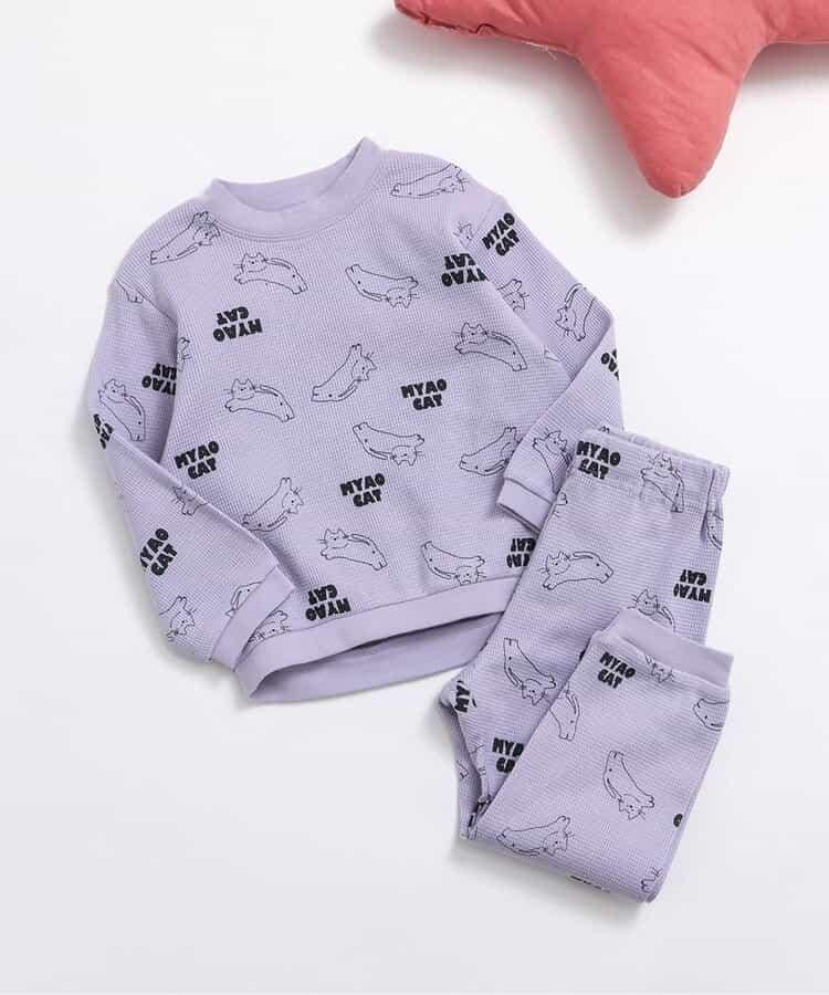 華夫格套頭睡衣